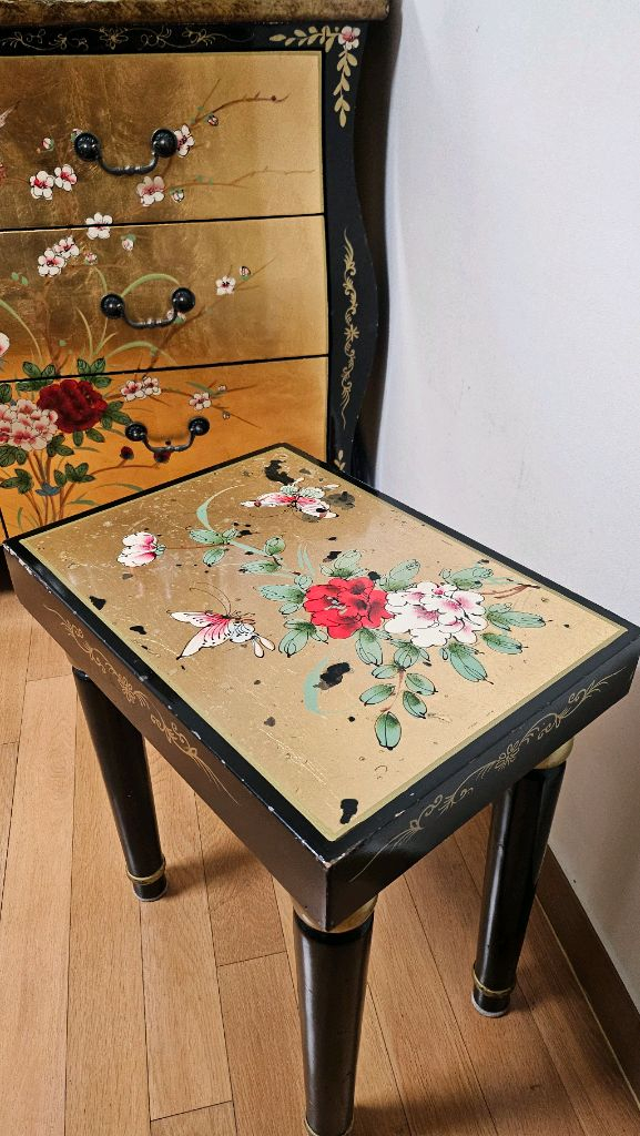 나비.금박 장식 가구 세트--1