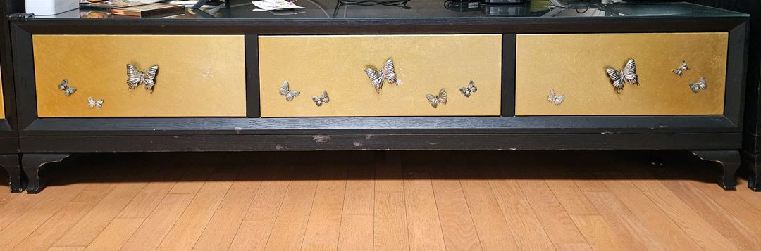 나비.금박 장식 가구 세트--3