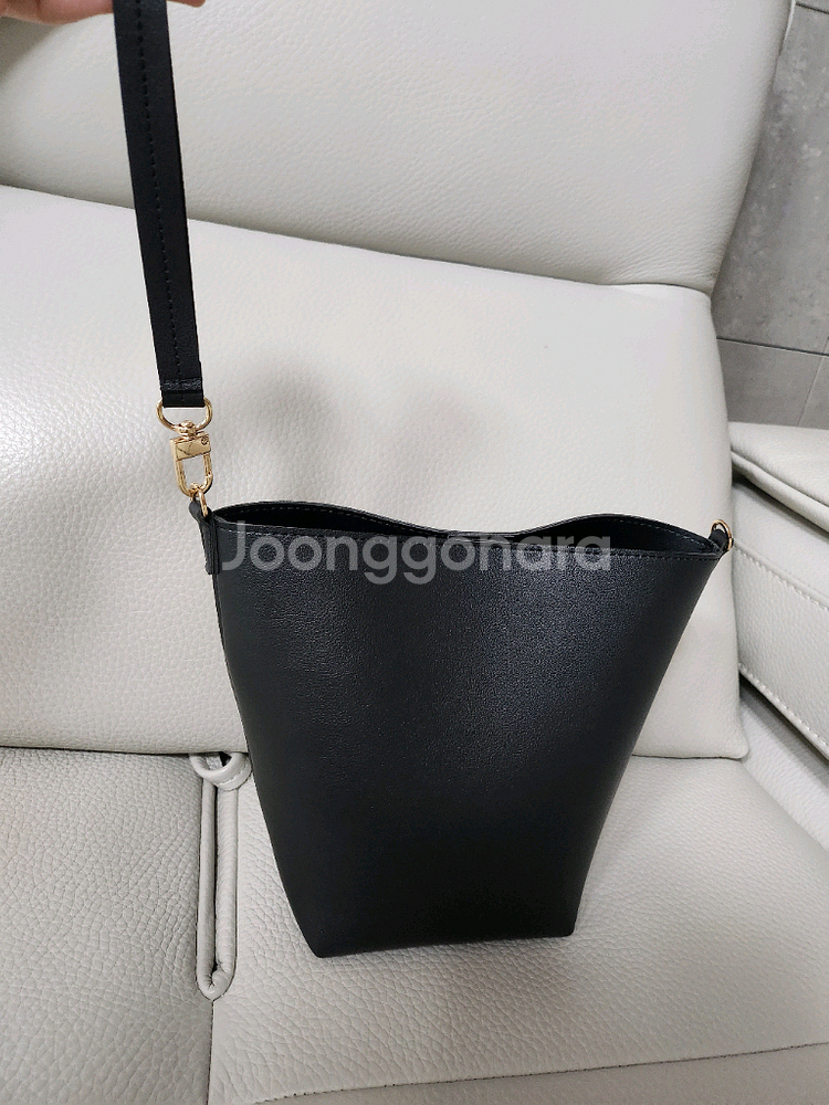 블랙 버킷백 파우치 이너백--2