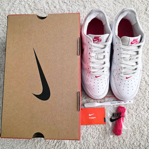 [박스풀셋] 에어포스1 로우 리트로(복각 1982) 화이트 레드 볼록이