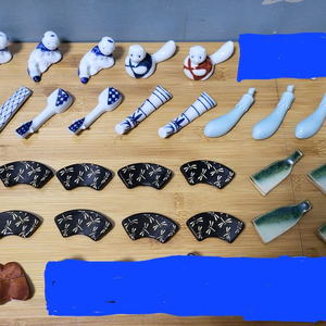 수저받침, 소품 도자기, 인테리어 장식품 30개 일괄