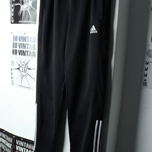 (XL) 아디다스 트레이닝복 바지 블랙 약기모 밴딩 이미지
