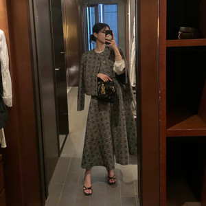 바이씨니 제작 까나트위드 자켓+원피스