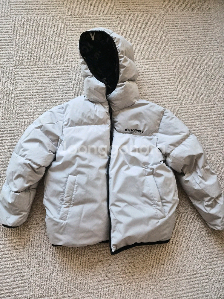 디스커버리 키즈 리버시블 양면패딩 160--4