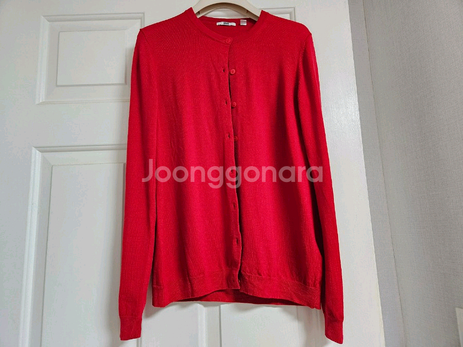 유니클로 모100% 여성 가디건--0