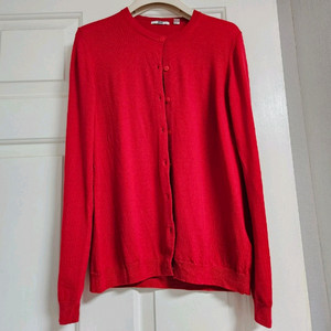 유니클로 모100% 여성 가디건