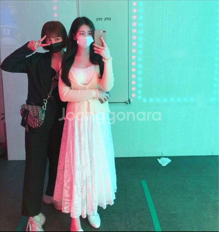 화이트 레이스 롱 스커트--0