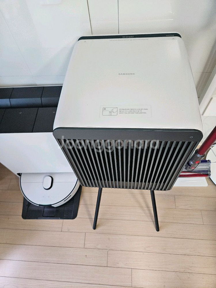삼성전자 비스포크 큐브 Air AX106A9971ND 공기청정기+ 인테리어 스탠드 CFX-H90E0D 스탠드 2개이--4