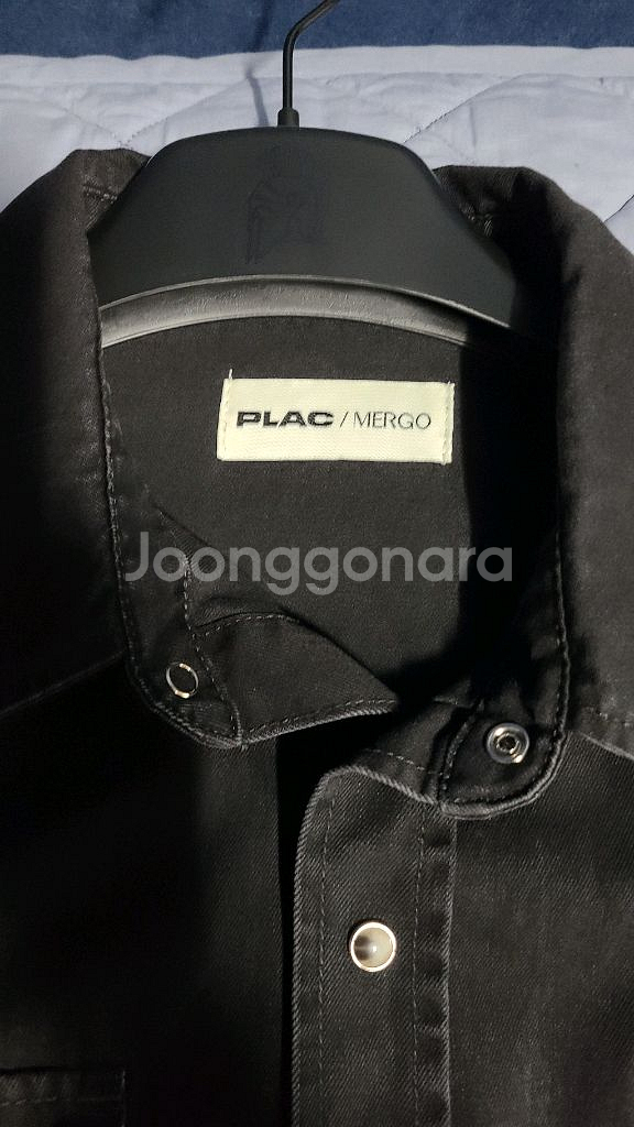 플랙 웨스턴 데님 블랙 셔츠 급처--1