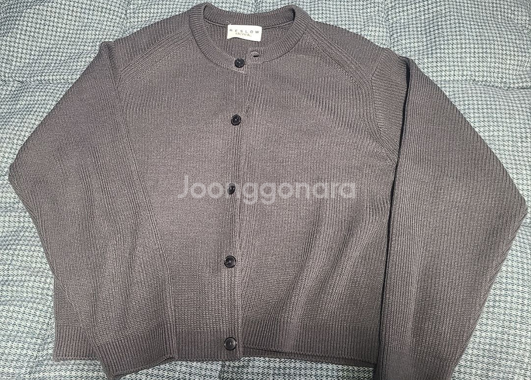 비슬로우 크루넥 가디건 급처--1