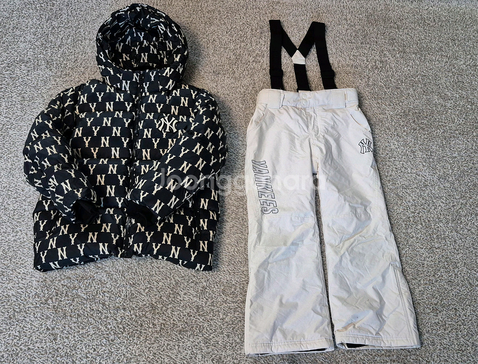 엠엘비키즈 남아구스패딩 145사이즈mlb 남아스키바지145사이즈 묶음--0