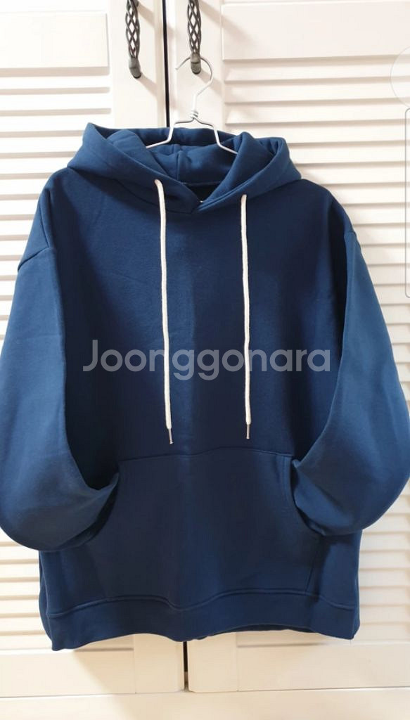 기모 오버핏 후드티 프리사이즈~새제품--0