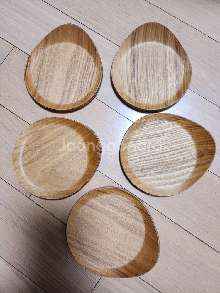 원목 컵받침 5개 일괄~ 거의새것--0
