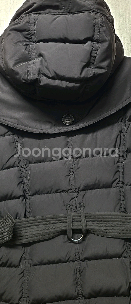 버버리 브릿 블랙 패딩 코트 S--3