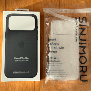 아이폰 17 프로 맥스 정품 테크우븐 케이스 블랙 + 증정품