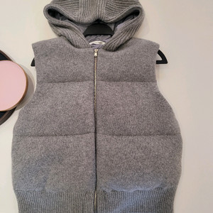 한섬 더캐시미어 후드 베스트