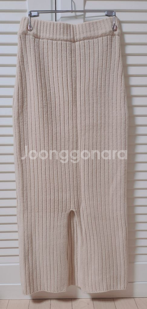 울 니트 밴딩 롱스커트 S사이즈~ 새제품--1