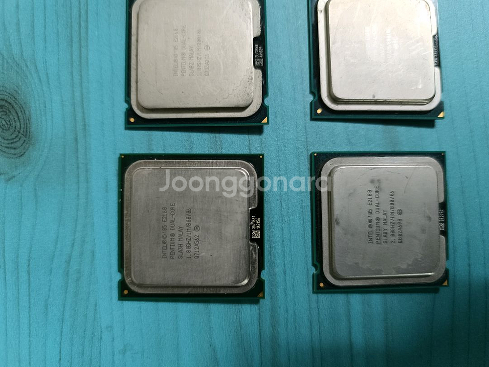 인텔 CPU 4개 세트 ( E2160,E2180,E5200)--0