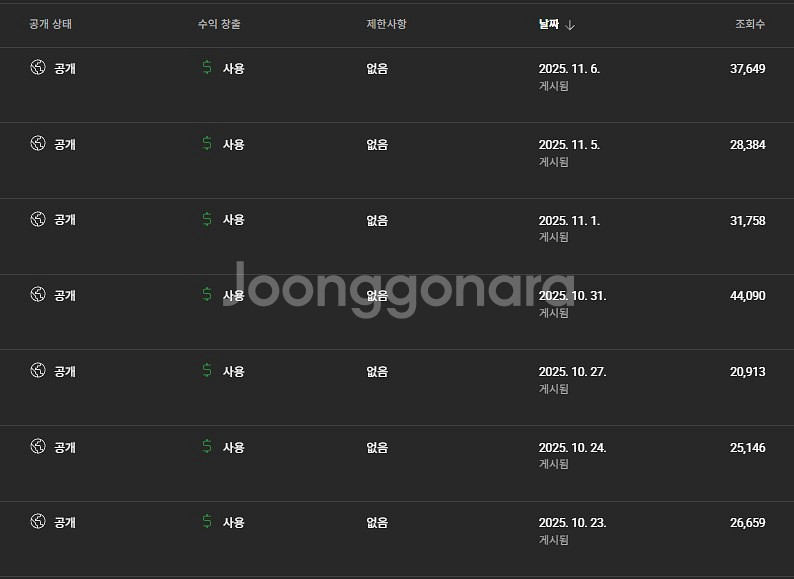 수익창출 유튜브 채널 거래 쿠파스100% 쿠팡제휴 서비스 100%--3