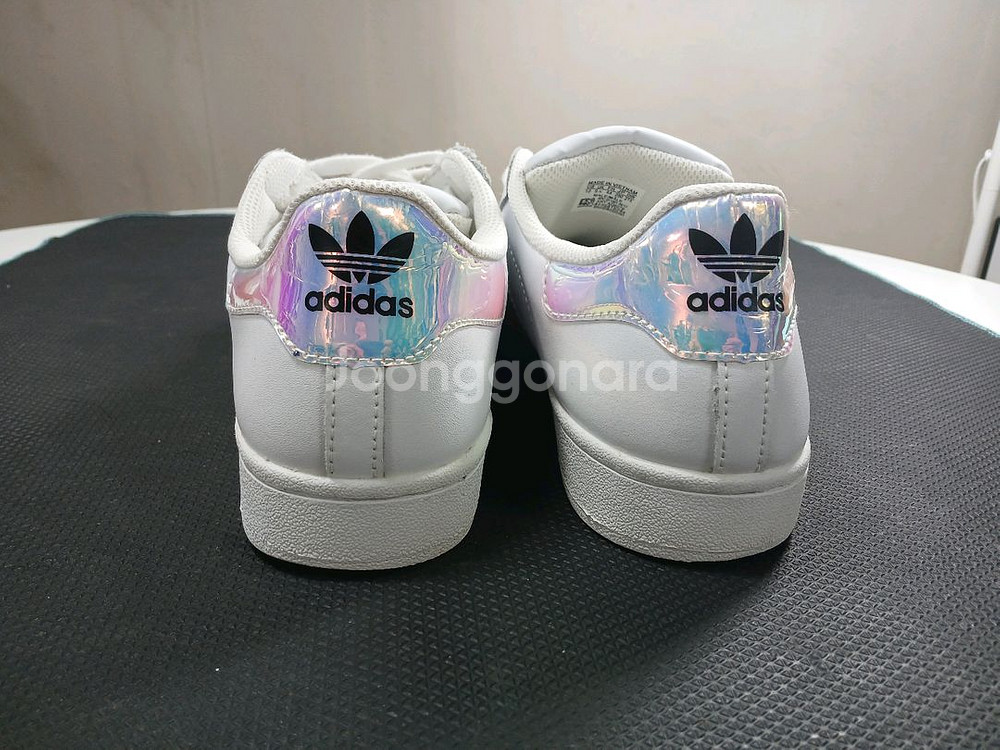 아디다스 슈퍼스타 홀로그램 흰색 270~280(칼발)--6