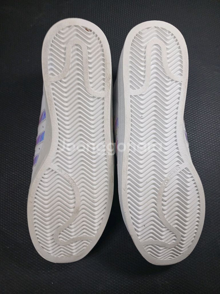 아디다스 슈퍼스타 홀로그램 흰색 270~280(칼발)--9