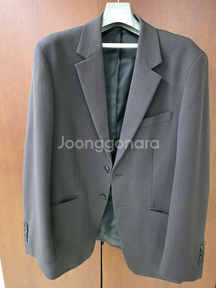 [L] 무신사 스탠다드 릴렉스드 베이식 블레이저 다크그레이--0