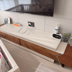 원목 대리석 확장 티비다이