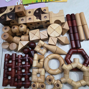 에듀토이 자석블럭 원목자석블럭