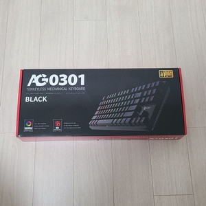 에이투 AG0301 유선 적축 게이밍 키보드 블랙