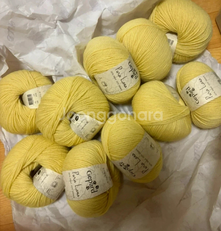 뜨개질 뜨개실 게파드 퓨라라나 10볼--0