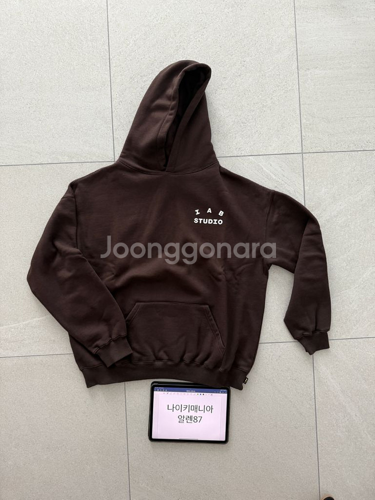 아이앱 후드 브라운 xl 사이즈--0