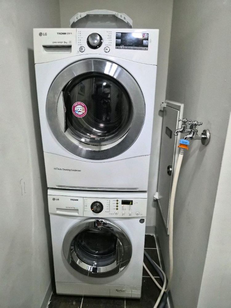 LG 트롬 드럼세탁기 9kg + 건조기 세트--5