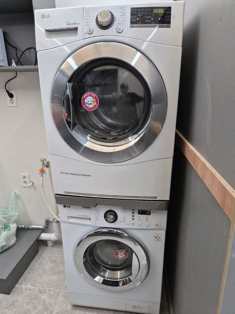 LG 트롬 드럼세탁기 9kg + 건조기 세트--6