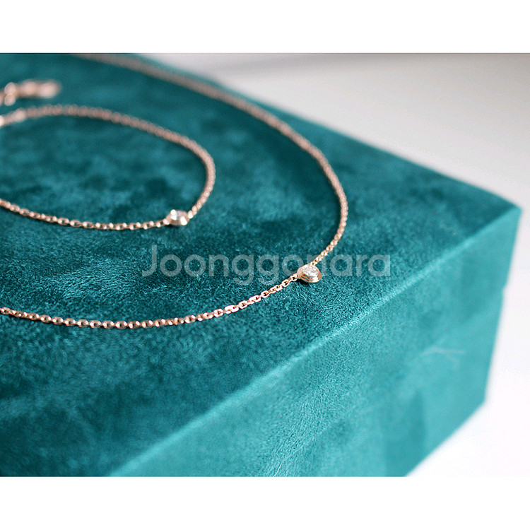 다무르 (제작) 목걸이+팔찌 18K 스몰 세트 일괄판매--3