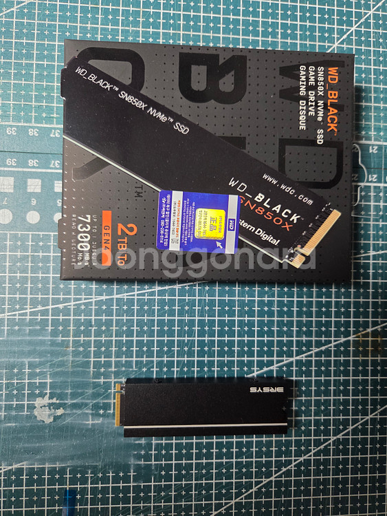 WD BLACK SN850X SSD 2TB 풀박 + 방열판포함--0