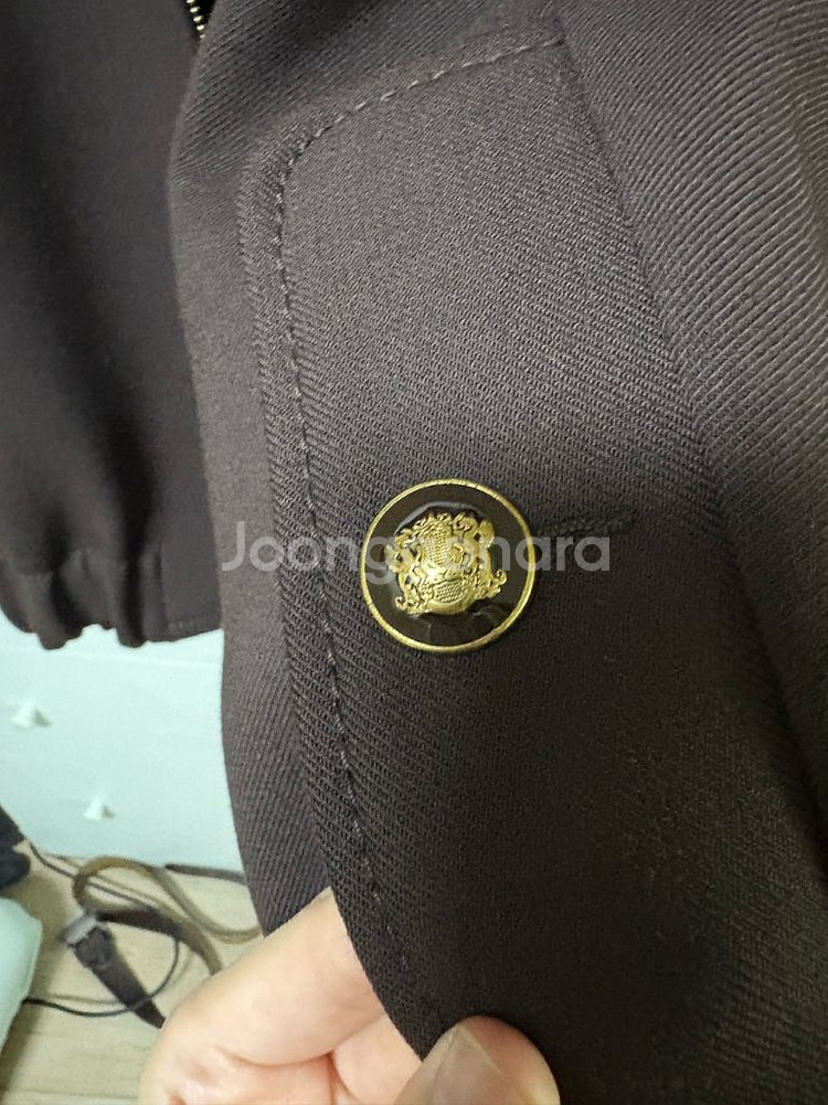 산드로 오버사이즈 블루종 자켓(택달림새상품)--2