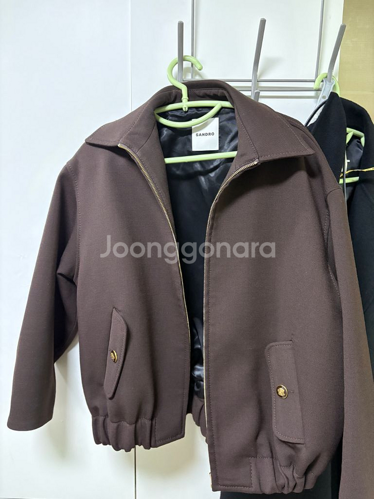 산드로 오버사이즈 블루종 자켓(택달림새상품)--4