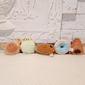 츠부라나 거북이 메론빵 게 초코 볼체인 키링 볼체인 가방고리 인형