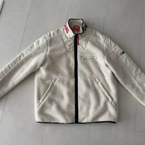 타미진 뽀글이 자켓 XXL사이즈 아이보리 컬러