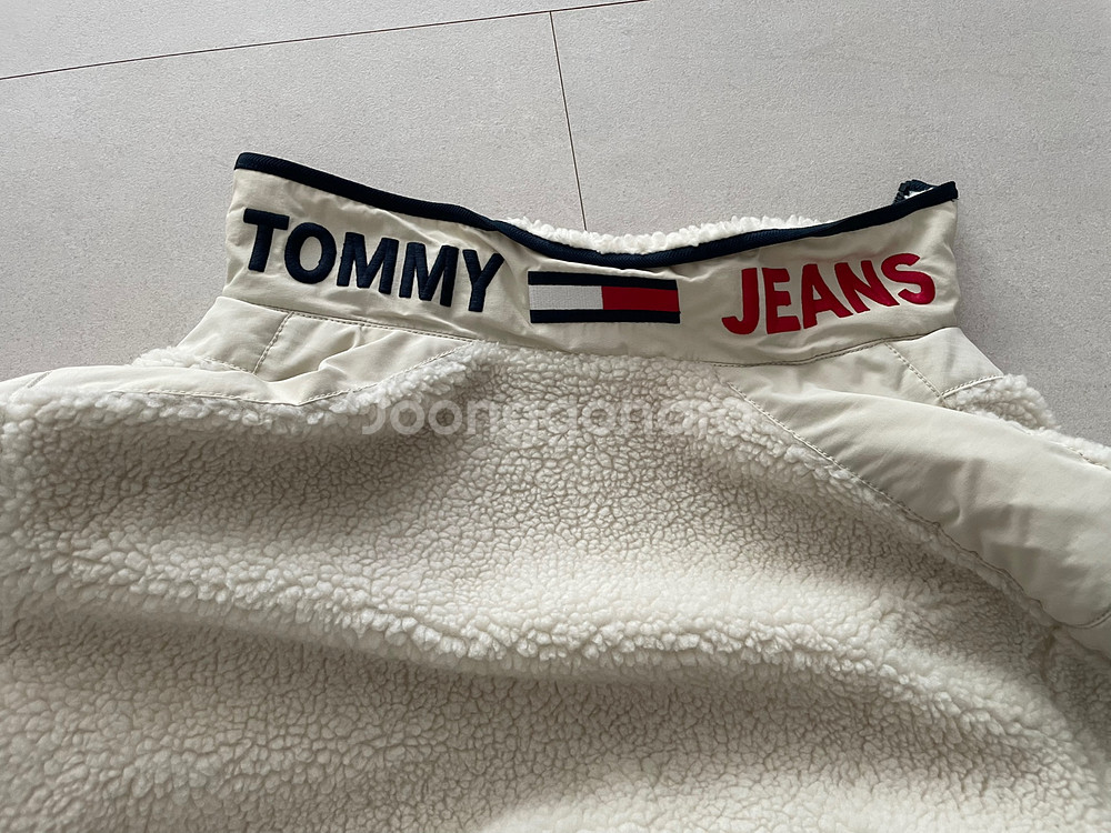 타미진 뽀글이 자켓 XXL사이즈 아이보리 컬러--2