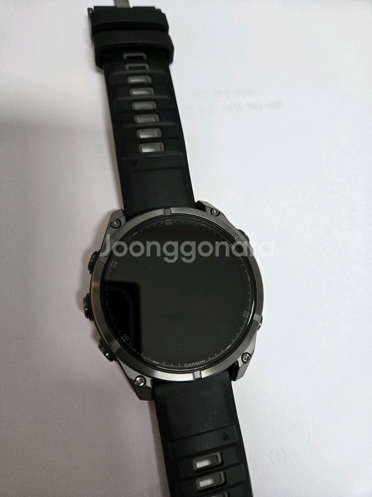 가민 피닉스8 아몰레드 47mm 카본그레이 미사용 새상품--3