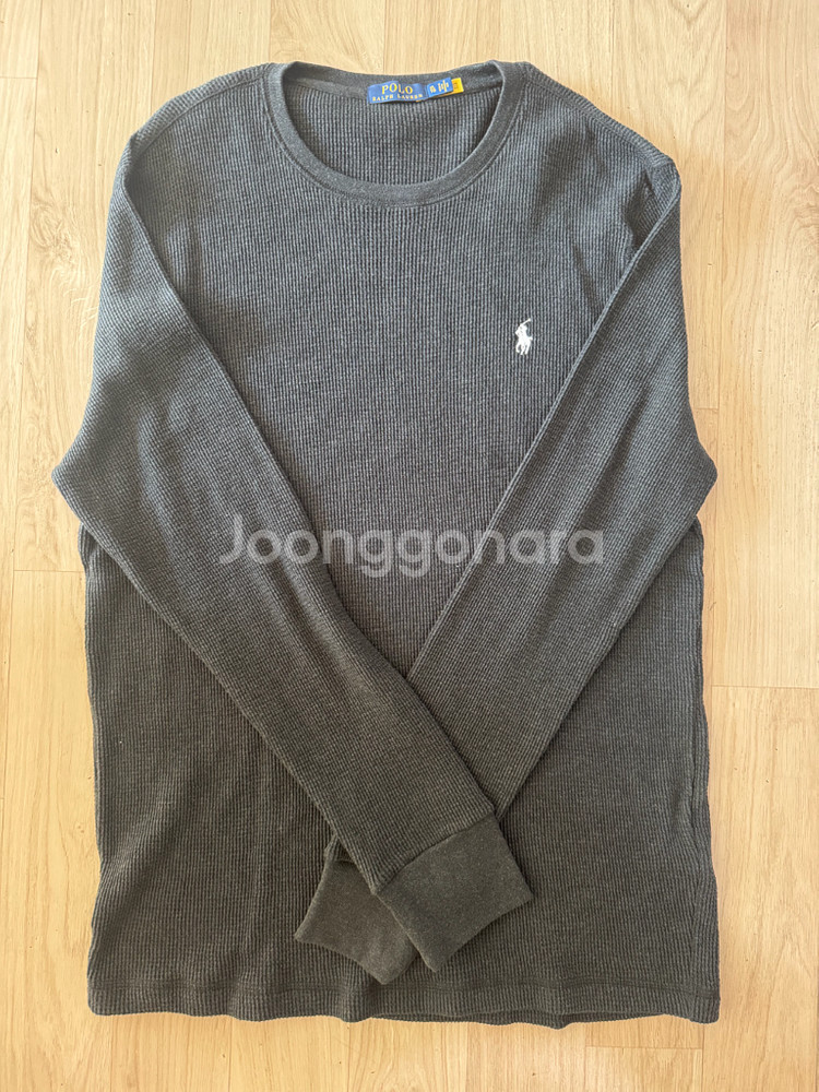 폴로 랄프로렌 와플 긴팔 티셔츠--0