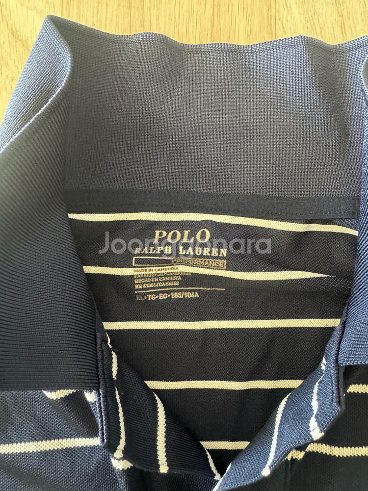 폴로 랄프로렌 스트라이프 폴로셔츠--1