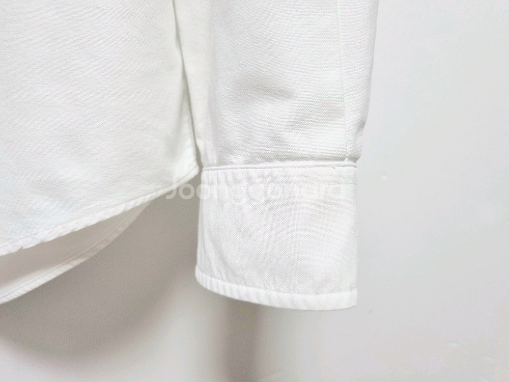 남성 폴로 화이트 흰색 옥스퍼드 긴팔 남방 셔츠 옥스포드--5