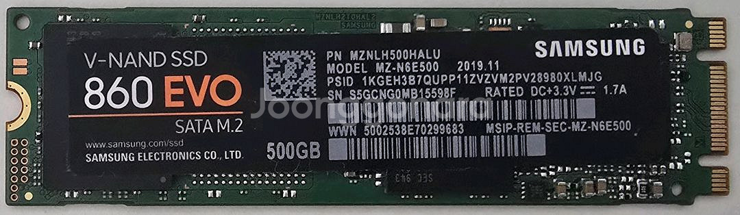 삼성SSD M.2 860EVO 500G(sata)팝니다--0
