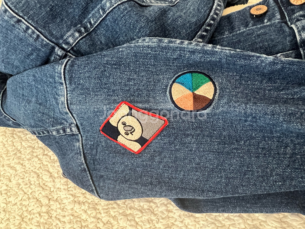 리미떼두두 데님자켓 청자켓 겨울뽀글이자켓--5