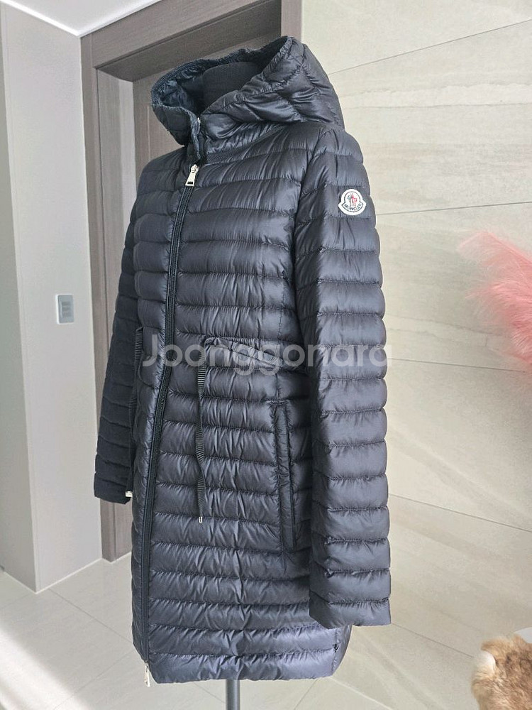 몽클레어 바벨 후드 여성 롱패딩--1