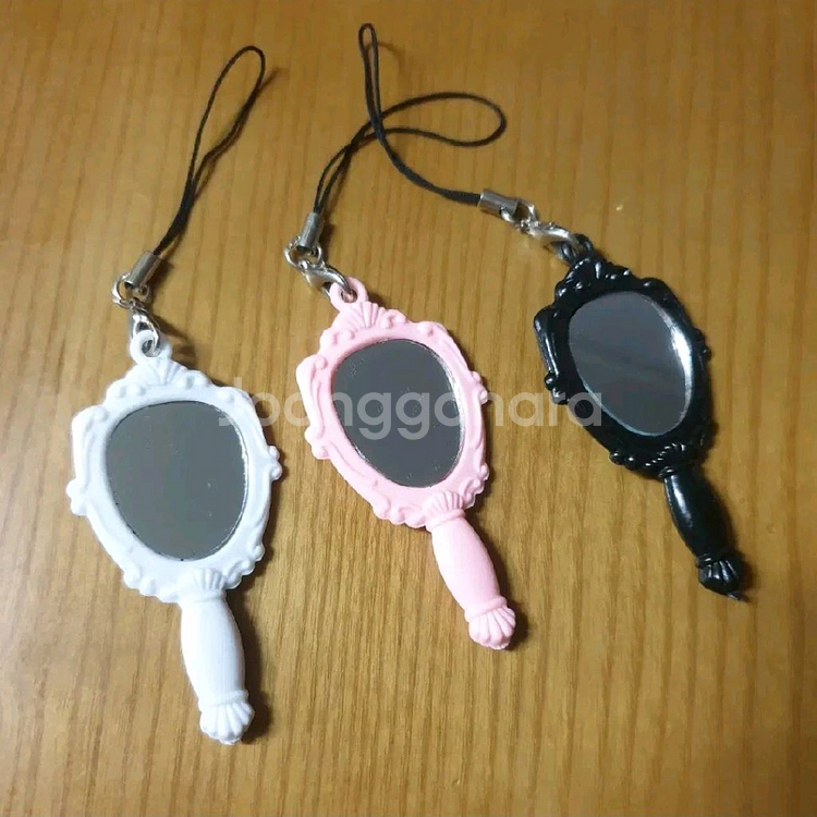 미니 거울 키링--1