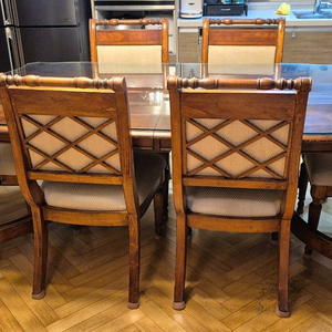 미라지가구 애쉴리 6인용식탁 앤틱식탁 6인용