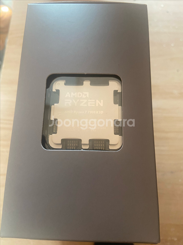 AMD 라이젠7 7800X3D CPU 멀티팩 정품 새상품--0